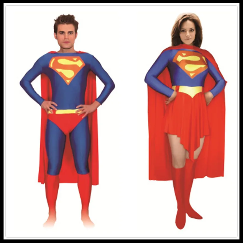 

loween Adult ex Outfit One-Piece Performance Costume Couple Matching Women's Version Superhero Dr up