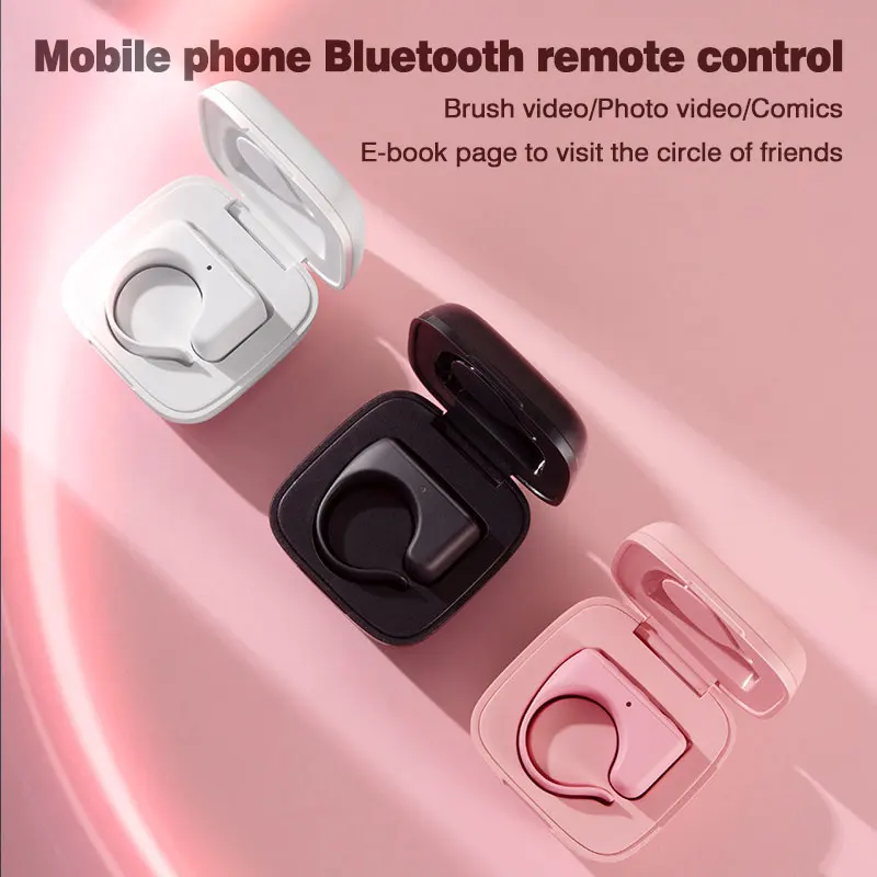 Tiktok mobile phone tablet Bluetooth photo video eBook ppt page turning remote control smart ring compatible with Apple Android