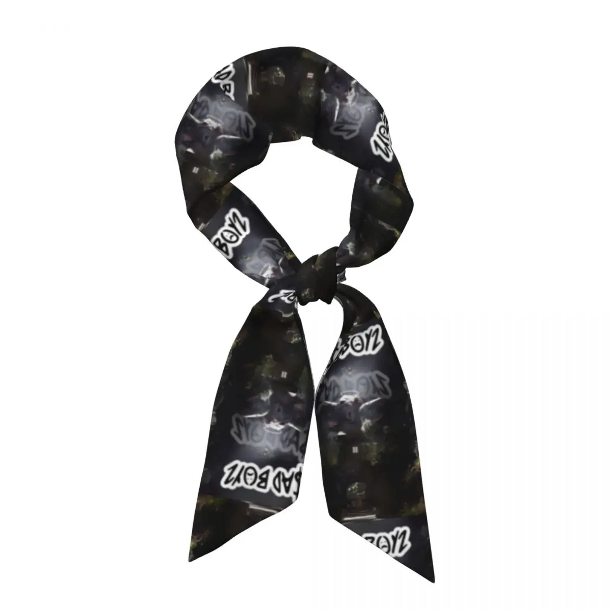 Junior H Merch Sad Boyz (4) Women Long Narrow Scarf Soft Skinny Scarf Multi-use Neck Head Wrap for Office Daily Party