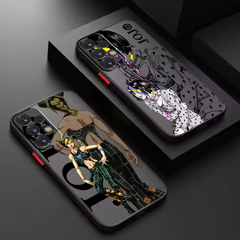 Jojo Bizarre Adventure Comic Frosted Translucent For Samsung A53 A52 A33 A32 A51 A71 A21S A13 A73 A50 A22 A12 5G Soft
