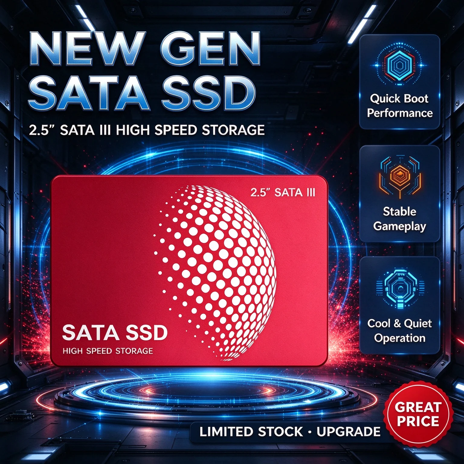 Ssd 500Gb - New Stable 2.5 Inch High Speed