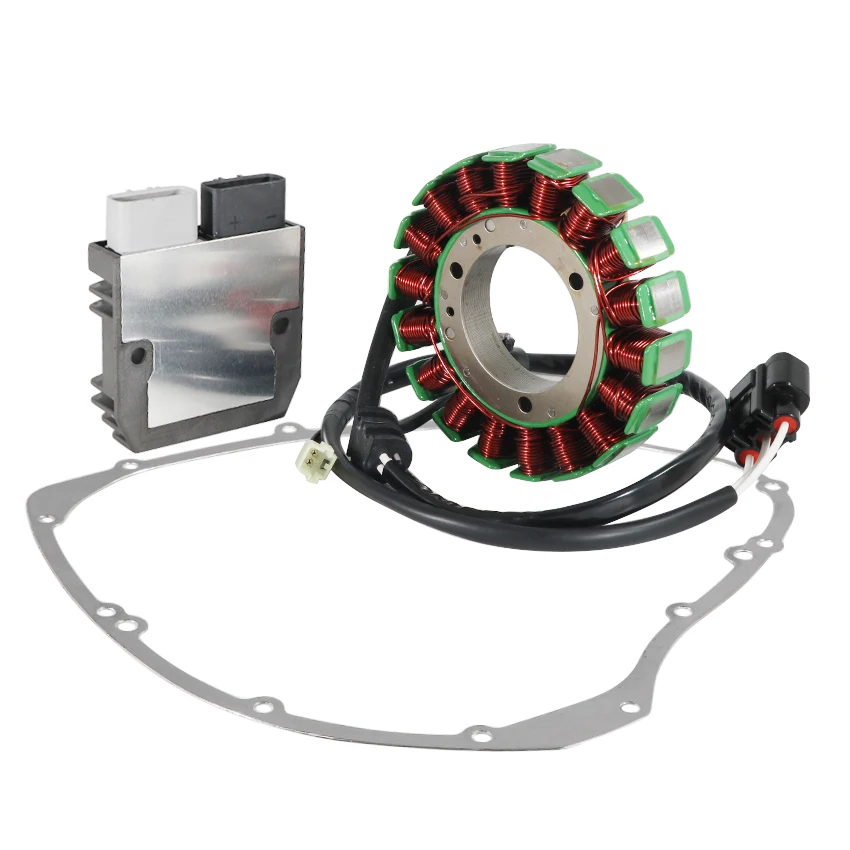Passend für Yamaha XVS1300 XVS1300A XVS1300CT XVS1300CTF XVS1300CU V-Star Racer Bolt R-Spec Regulator Magneto Stator Coil Gasket Ki – Detail 2