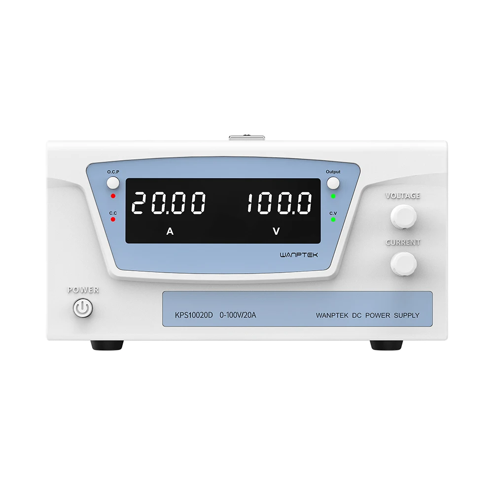 

WANPTEK 200V 10A BENCH ADJUSTABLE DC POWER SUPPLY, DC POWER, LAB, REPAIR, SCHOOL, DESIGN, ELECTROPLATE, CHARGE, KPS20010D