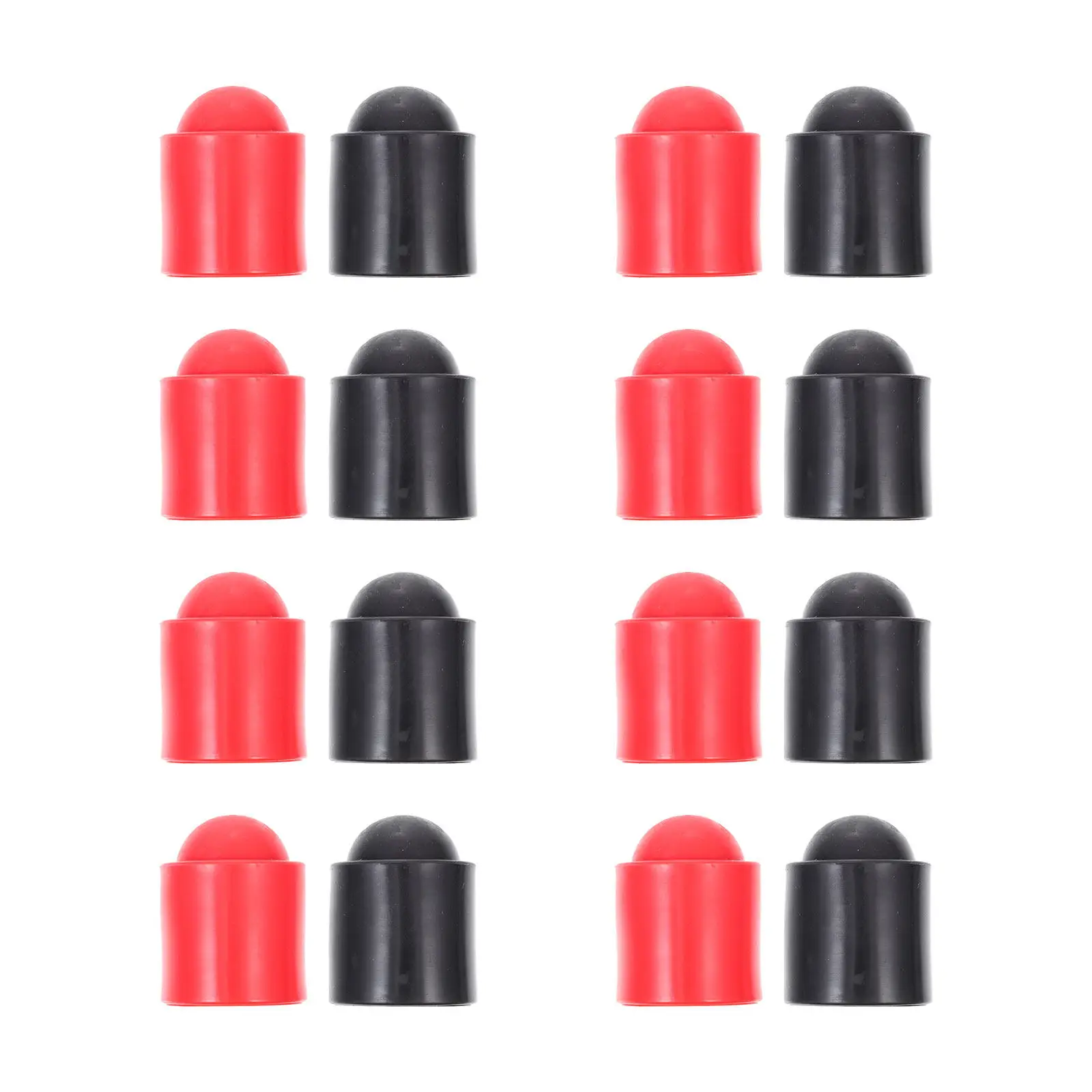 

20Pcs Billiard Rod End Protectors Premium Rubber Cue End Protectors for Snooker Pool Players Long-Lasting Texture