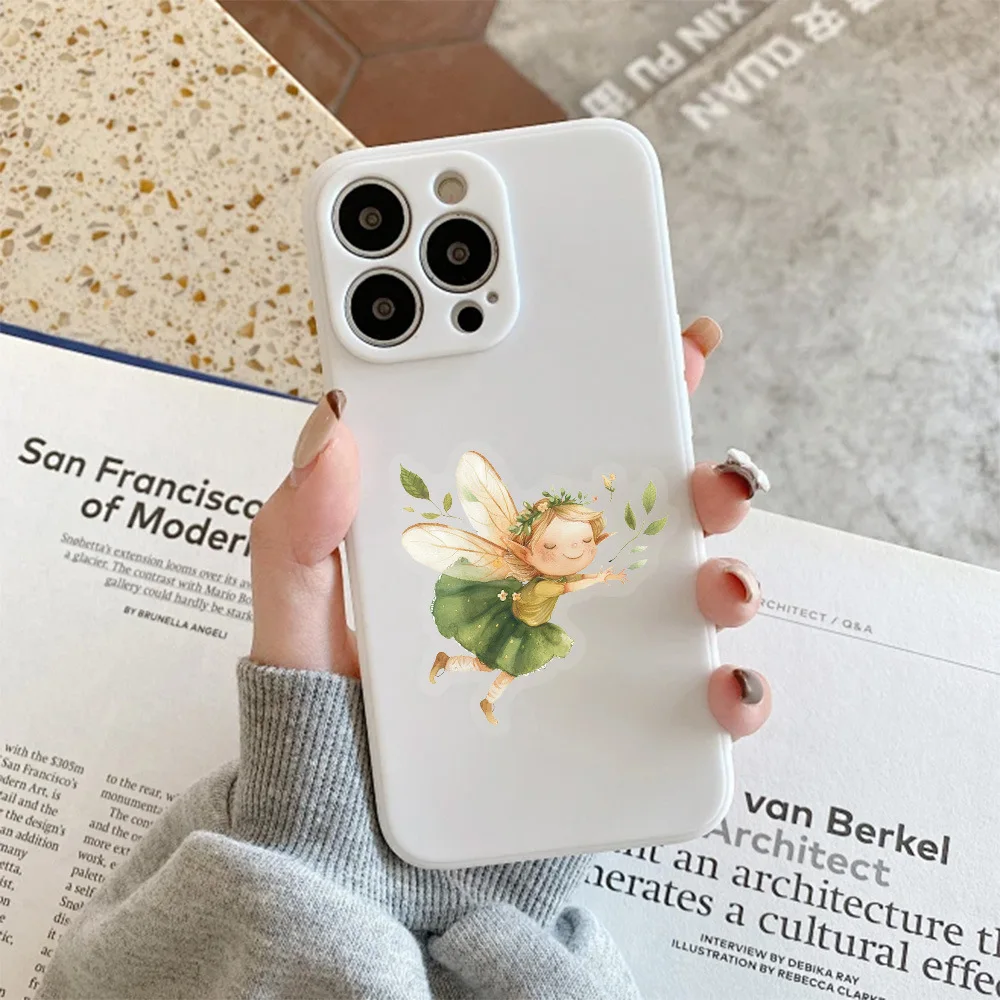 50 個おとぎ話水彩落書きステッカーセットかわいい美的デカール防水ボトル電話ノート自転車日記