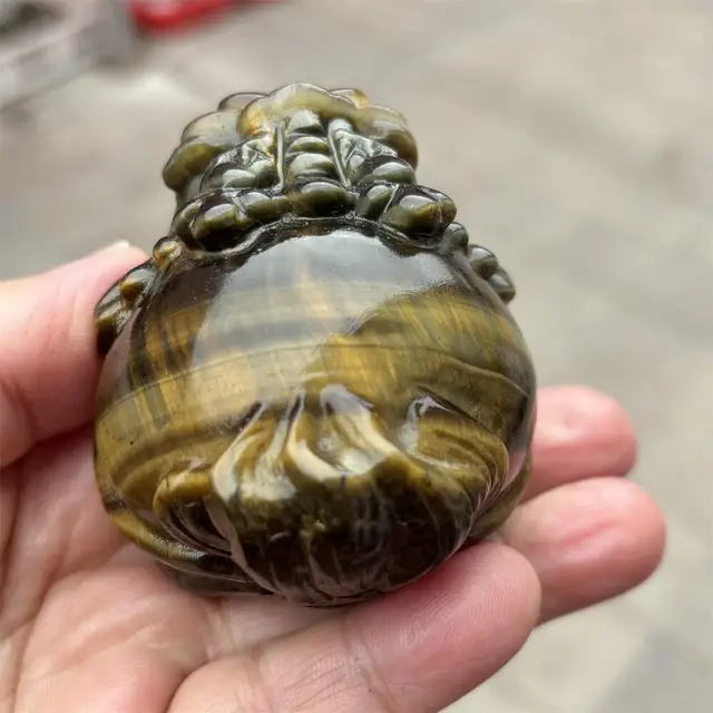 Natural Quartz Yellow Tiger Eye Stone Pixiu Carving Fengshui Healing Sculpture for Home Decorative Gift 6 Natural Quartz Yellow Tiger Eye Stone Pixiu Carving Fengshui Healing Sculpture for Home Decorative Gift 6
