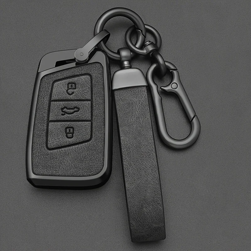 For VW Passat Jetta Skoda Superb A7 Kodiaq 2019 Car Parts Zinc Alloy Car Key Cover Case Holder Shell