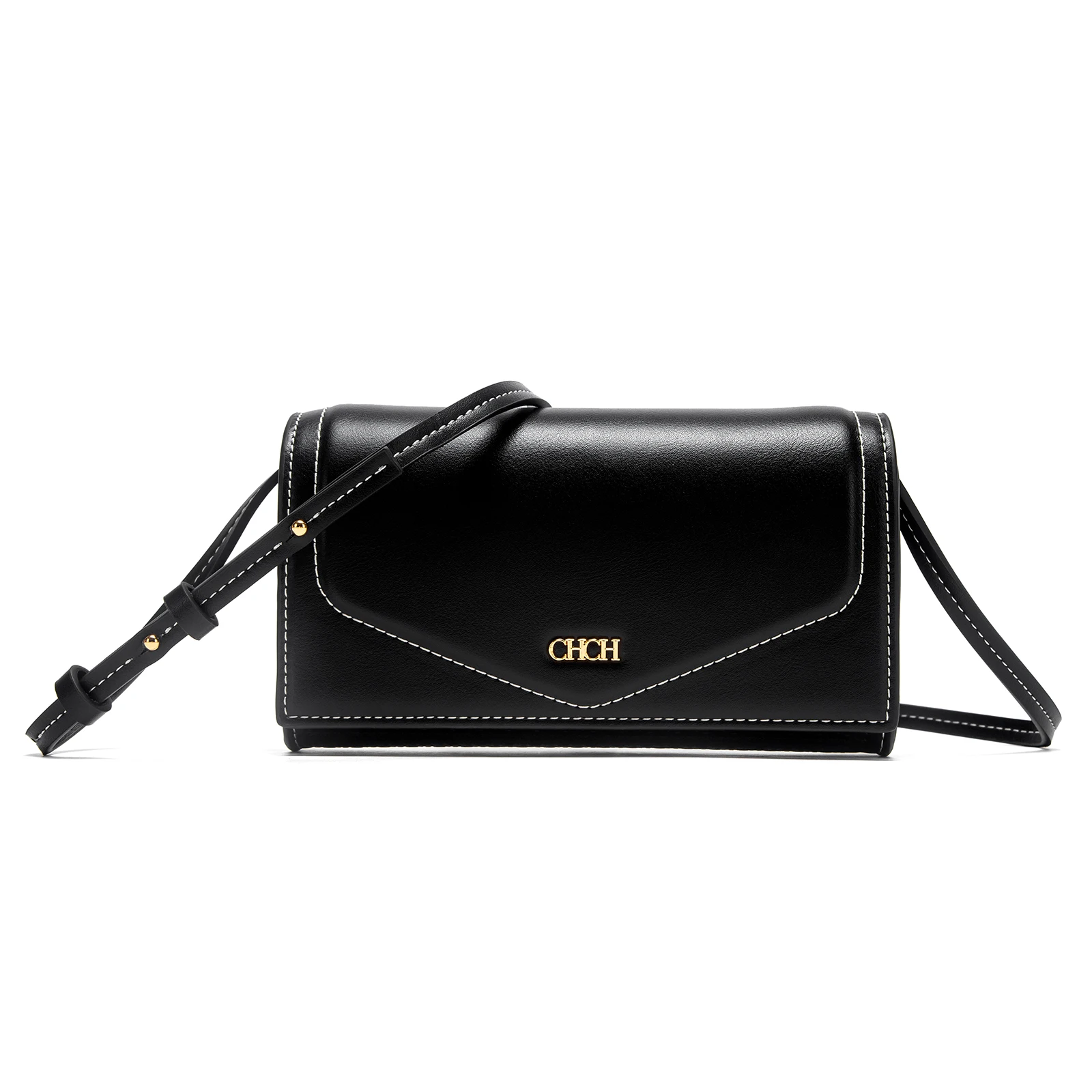 

Women's Shoulder Bag 2025 Autumn New Black Simple Magnetic Buckle Flip Small Square Bag