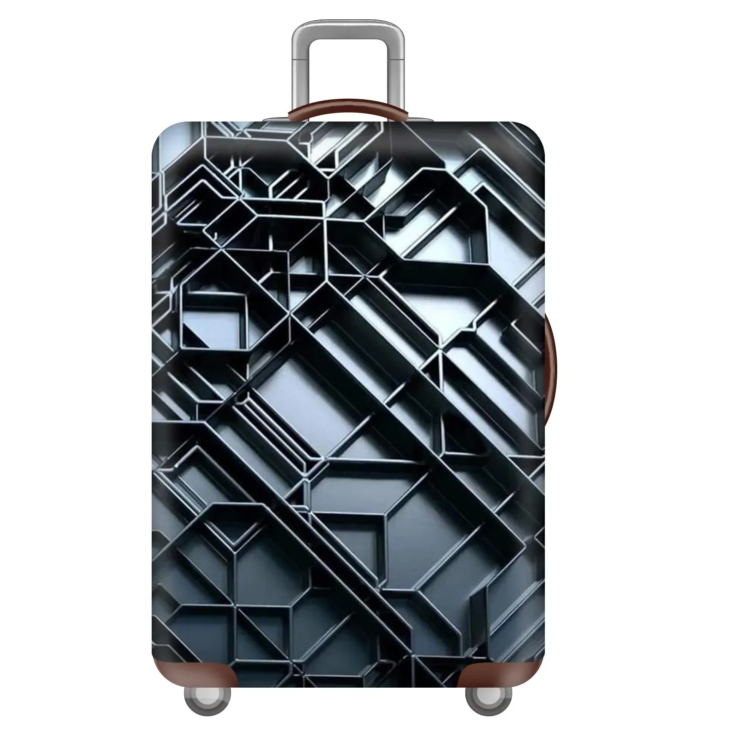 

Защитный эластичный чехол для багажа, устойчивый к износу, пыленепроницаемый, практичный для путешествий, подходит для чемоданов 18-32 дюймов.