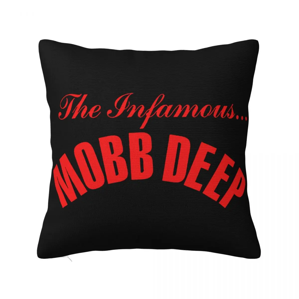 Authentic Mobb Deep The Infamous Logo Black S 2Xl New Women Men Music 2021 Latest Pillow Case