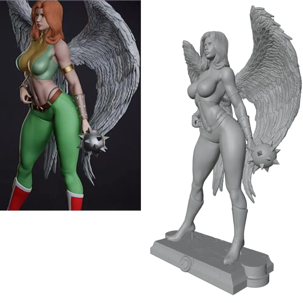 75mm --175mm Sexy Girl Resin Model Kits GK Miniature 3D Printed Gray Model Figurine DIY Doll Model Unassembled And Unpainted
