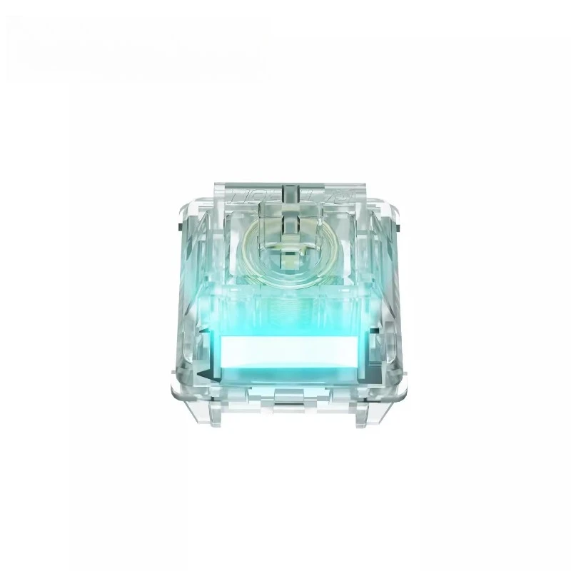 

Magnetic jade shaft max fully transparent gold-plated spring adjustable key stroke HIFI tone keyboard switch