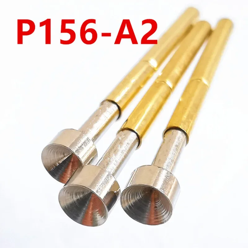 

100PCS/Pack Spring Test Probes P156-A2 Cup-shaped Head 2.36mm Thimble for PCB Pogo Pin