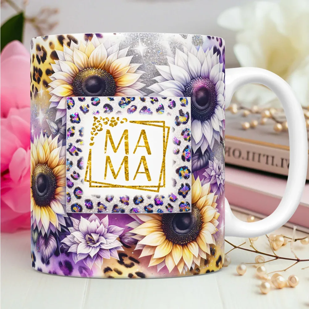 Creatief cadeau voor Moederdag: een keramische mok, een familie-koffiemok en een ontbijtmok, perfect als verjaardagscadeau voor mijn moeder.
