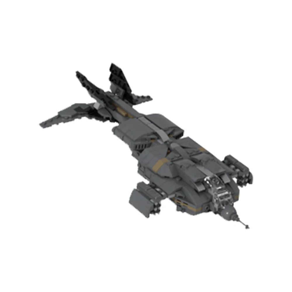 Gobricks MOC Micro Aliens Series PART I : UD-4L Dropship Flying Type Building Block Education Educational Toys For Kid Gift