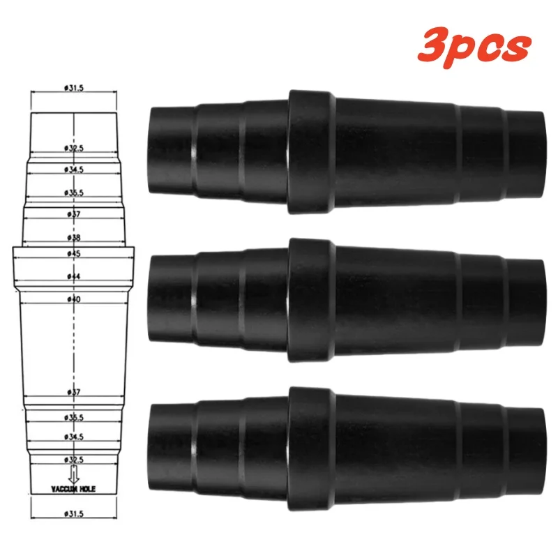 1/3pcs Vacuum Cleaner Attachment Adapters Universal 31.5mm Hose Reducer Adapter Power Tool/Sander Dust Extraction Hose Connector