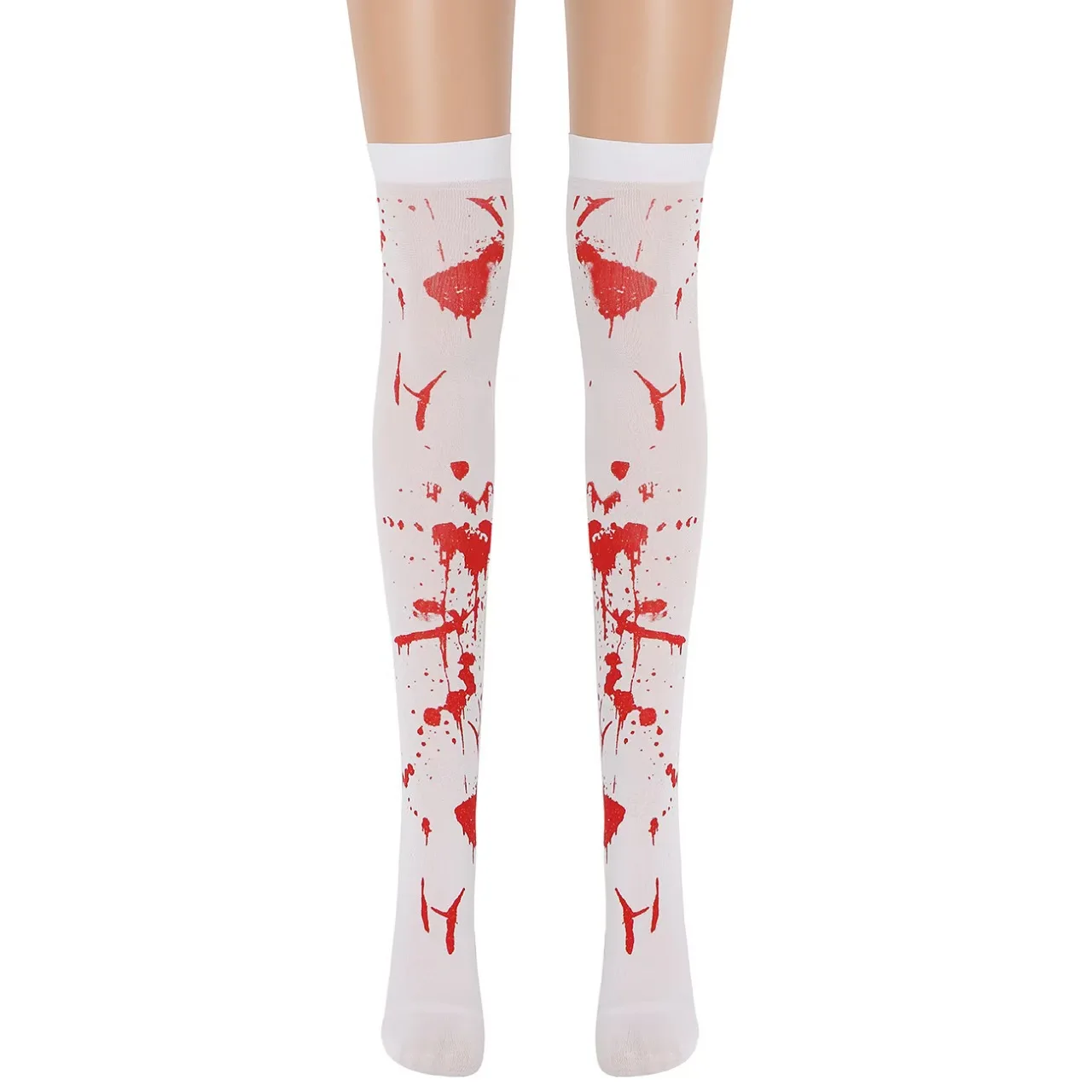 Horror Bloody Alice Cosplay Maid Dress, Zombie Vampire Nurse Nun Costume, Scary Halloween Party Performance Fancy Outfit view 6