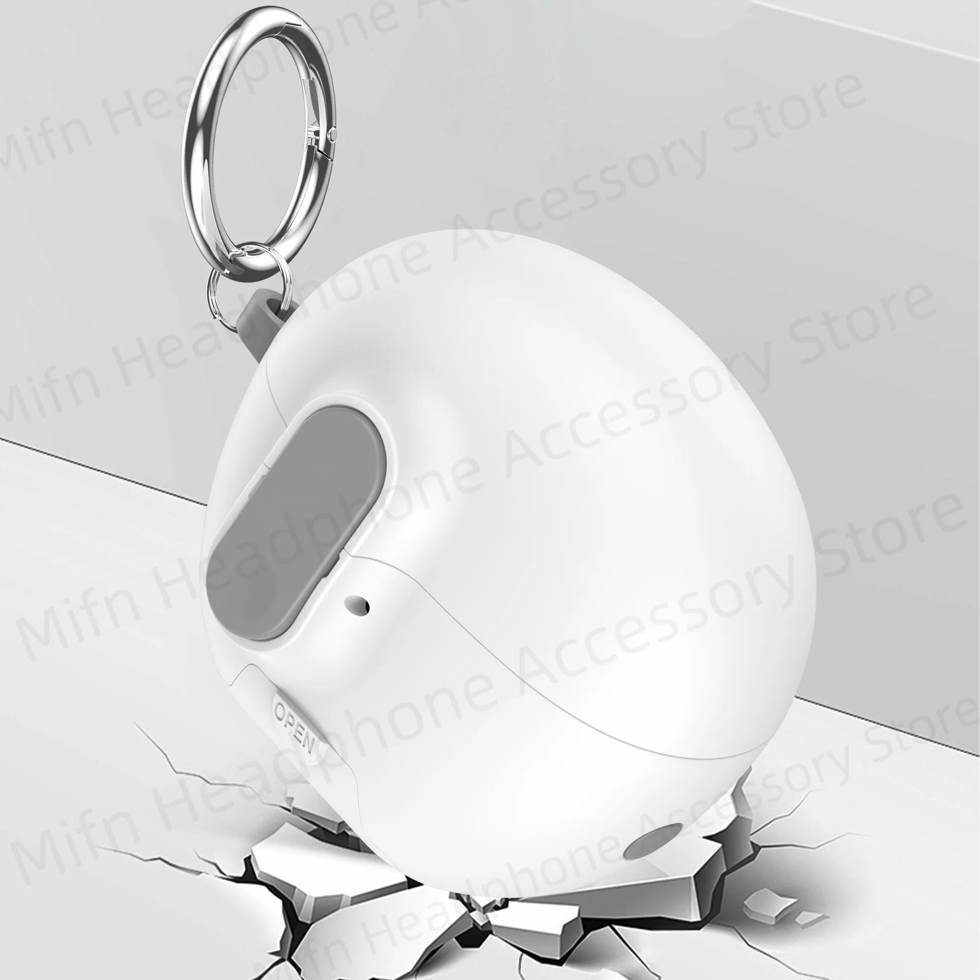 Чехол для наушников Huawei FreeClip 2025 года с подставкой для телефона, безопасным замком, чистой ручкой и брелоком для женщин, чехол для наушников Huawei FreeClip