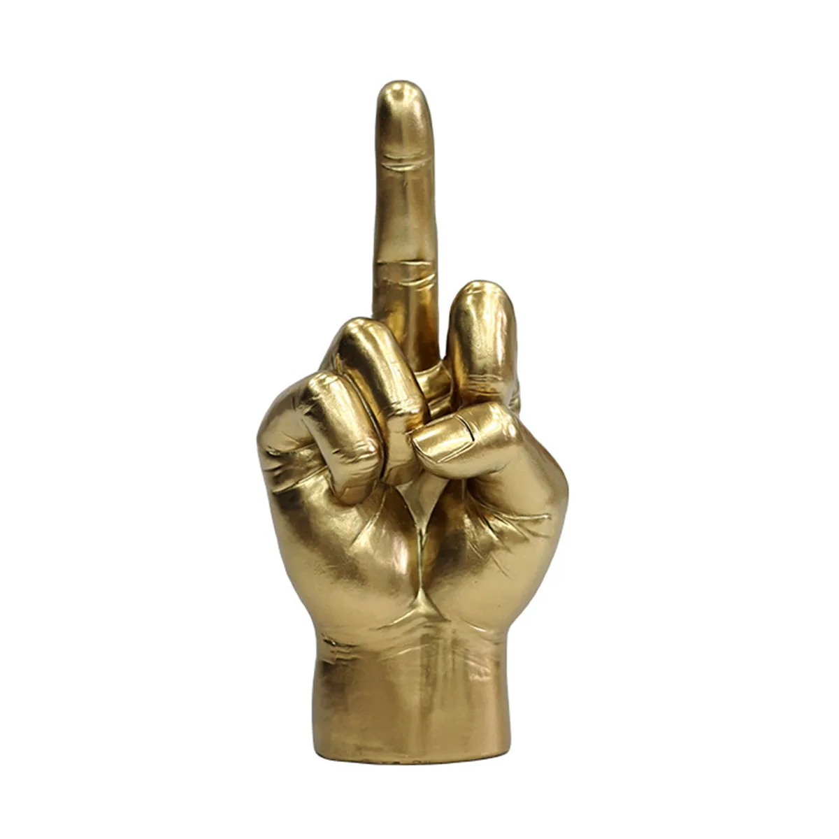 

Modern Hand Gesture Statue Gifts, Resin Finger Decor Sculpture Ornament for Living Room Bedroom Bookshelf Desk Shelf Decoration