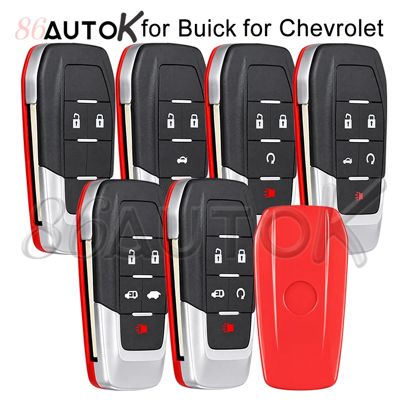 Car Key Case For Chevrolet Cruze Epica Lova Trax Spark Camaro Impala Aveo Malibu Sail Orlando for Buick Car Remote Key Shell