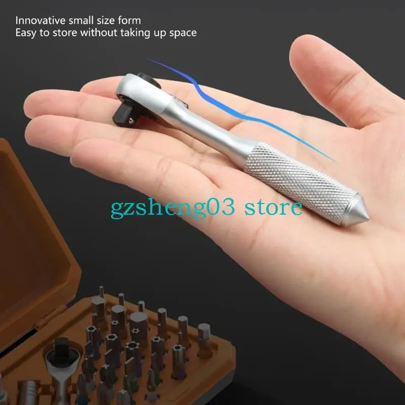 U75C 42 in 1 Schraubendreher -Set -Ratschen -Drehmomentschlüssel Magnetfahrten Set Ratchet