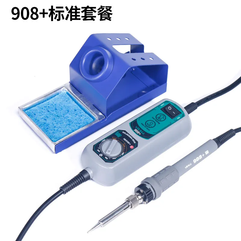

Электрический паяльник 908+ с внутренним нагревом, регулируемой температурой, портативный, с постоянной температурой нагрева