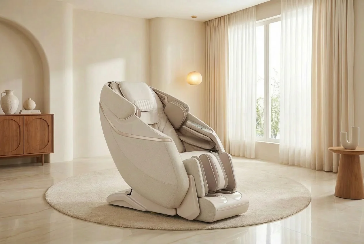 Chair Massage 2026 Luxury Shiatsu Full Body 4D Zero Gravity Triple Actuator Motorized Calf Kneading Flexible Track Massage Chair