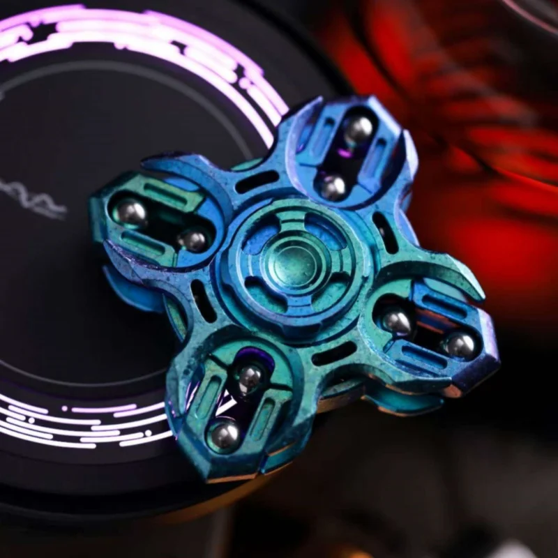 Segunda mão MOT Ice crystal titanium oráculo Fidget spinner