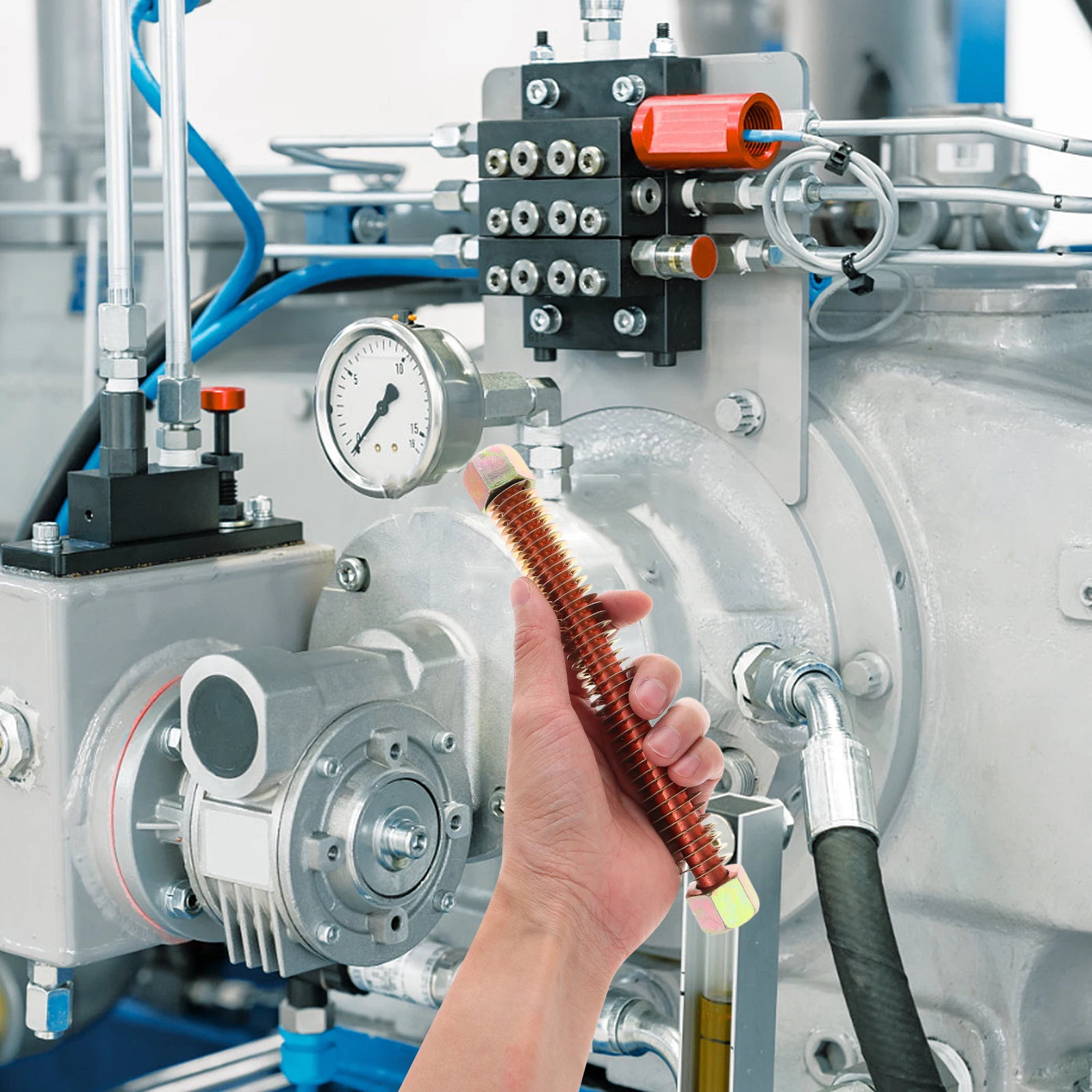 

Air Compressor Aluminum Tube Hose Lead Component Replacement Parts Accessories Tool Hoses Pneumatic Exhaust Pipe Fitting