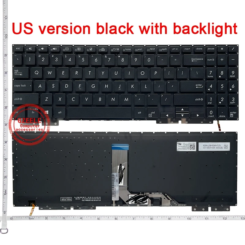 

NEW US laptop Keyboard for Asus ZenBook Flip 15 UX562 UX562F UX562FA UX562FD UX562FDX