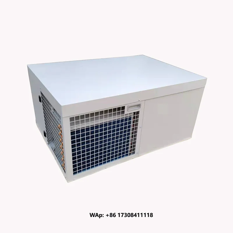 Top-Mounted Unit Cooler With Compressor Motor Engine New Home Use Air Cooler for Cold Room and Reefer Container Evaporator
