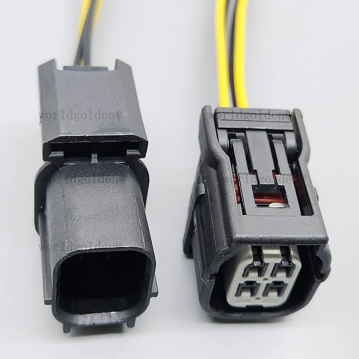 6188-4776 6189-7039 Black 4Pin Sealed Pre-cabled Plug for Universal Vehicles Assemble Lamp & Sensor Outer Harness