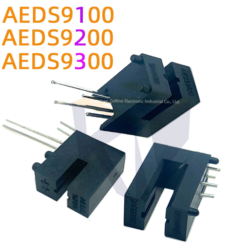 10pcs AEDS9100 AEDS9200 AEDS9300 Transmissive Optical Sensor  Phototransistor Opto Interrupter