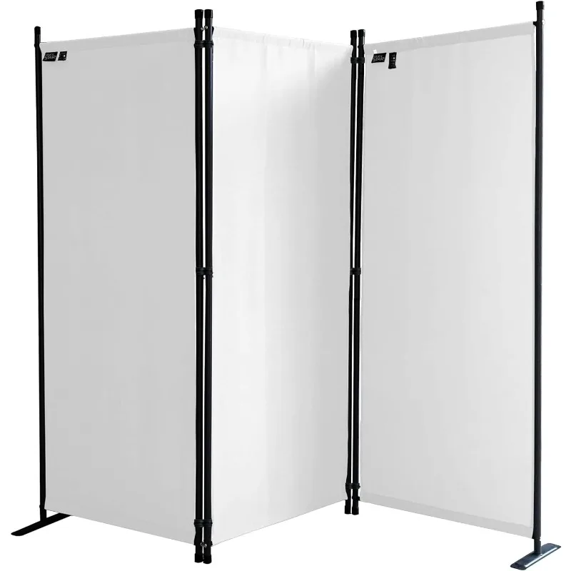 3-Panel Folding Privacy Screen | Portable Room Partition | Garden Separation Paravent | Water Repellent Indoor