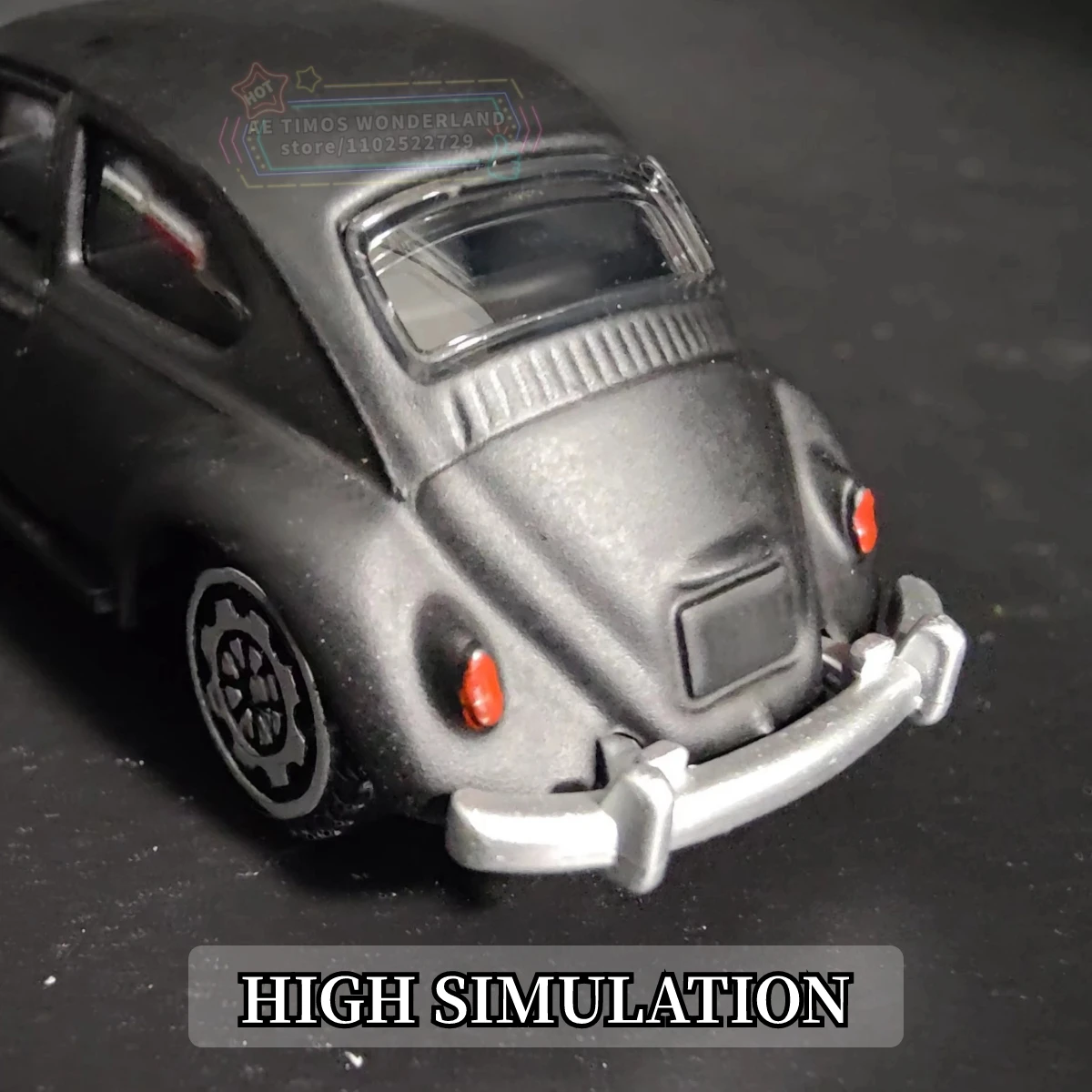 Scale 1/64 VOLKSWAGEN BEETLE Replica Metal Mini Car Model Sandbox Ornament Miniature Art Vehicle Diecast Figure Kid Boy Toy