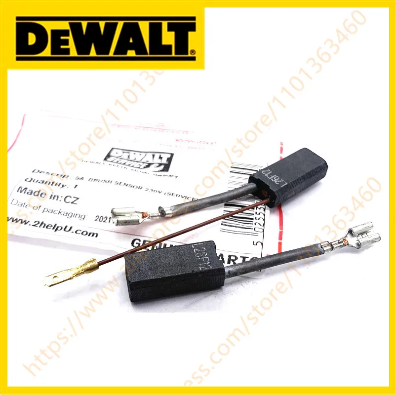 BRUSH PAIR 230V FOR DEWALT 07025531 07025631 32223K 342990 9090147 91950K D25601K D25602K D25603K D25604 D25604K D25831K