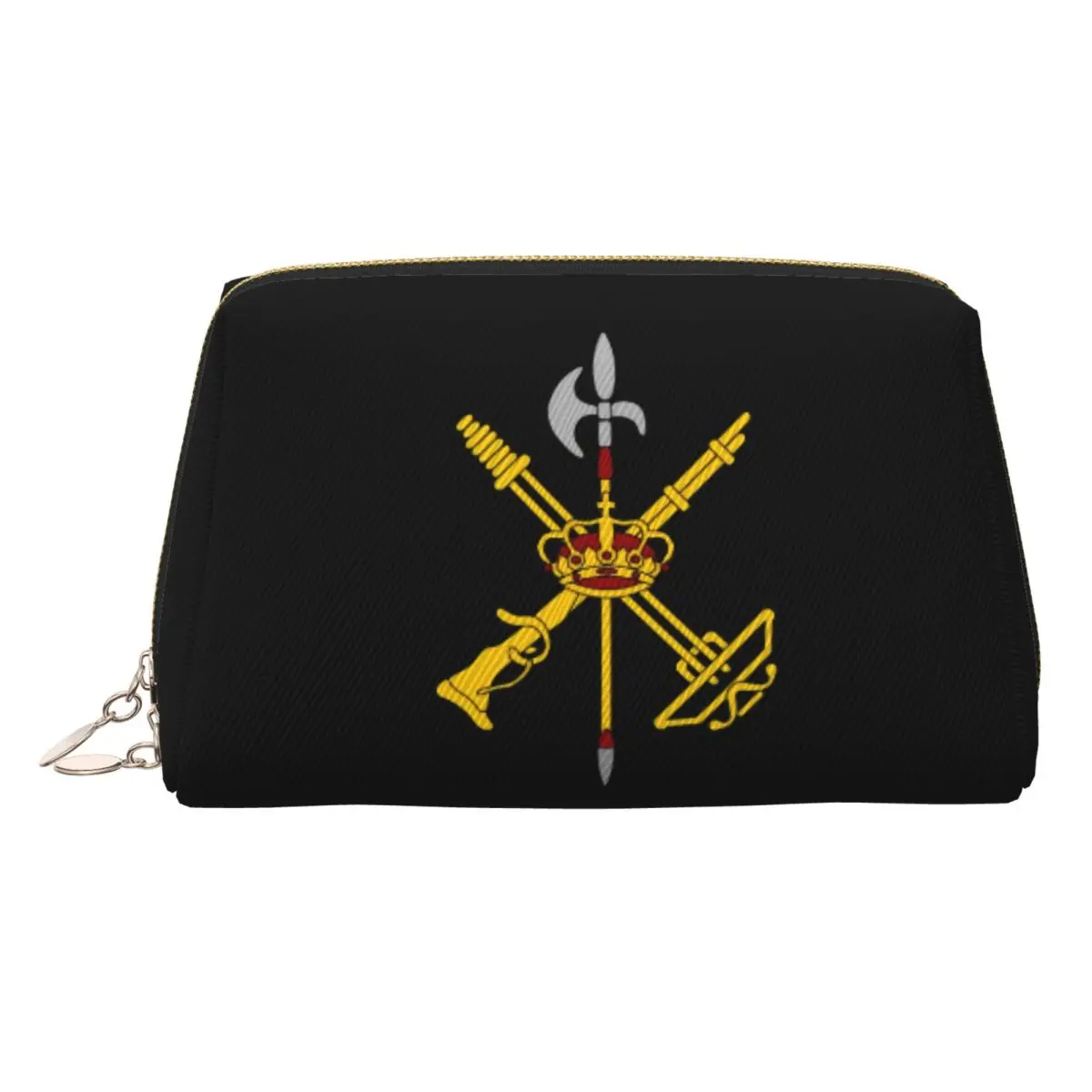 Cute Spanish Legion Travel Toiletry Bag for Women Spain Coat of Arms Cosmetic Makeup Bag Beauty Storage Dopp Kit