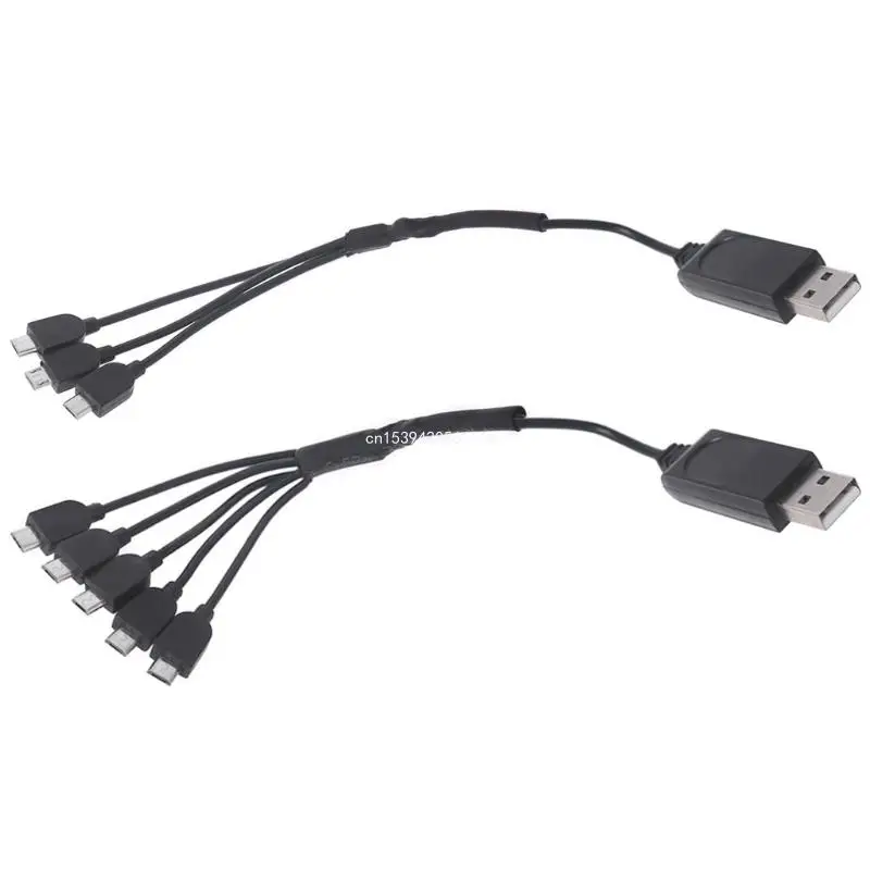 Lipo Battery 1 to 3 USB Cable for E58/JY019 Portable Easy Carry Taking Out Small Prop Dropship