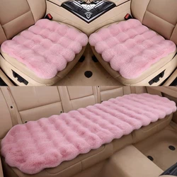 Plush Car Seat Cushion Universal Winter Warm Vehicle Seat Cover Ultra-Soft Auto Chair Protector Pad For Car Interior Accessories