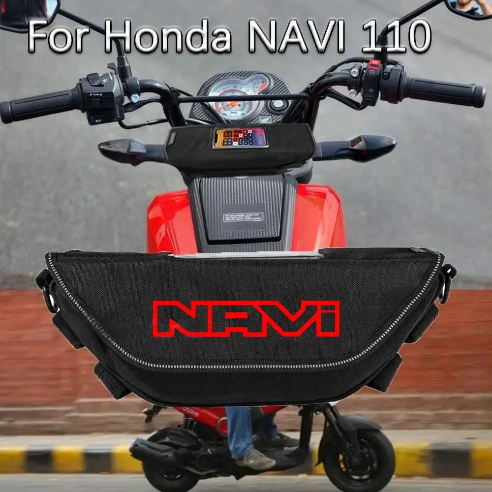 

Для Honda NAVI110 NAVI 110 COLSRS аксессуары для мотоциклов водонепроницаемая и пылезащитная сумка для хранения руля сумка для навигации