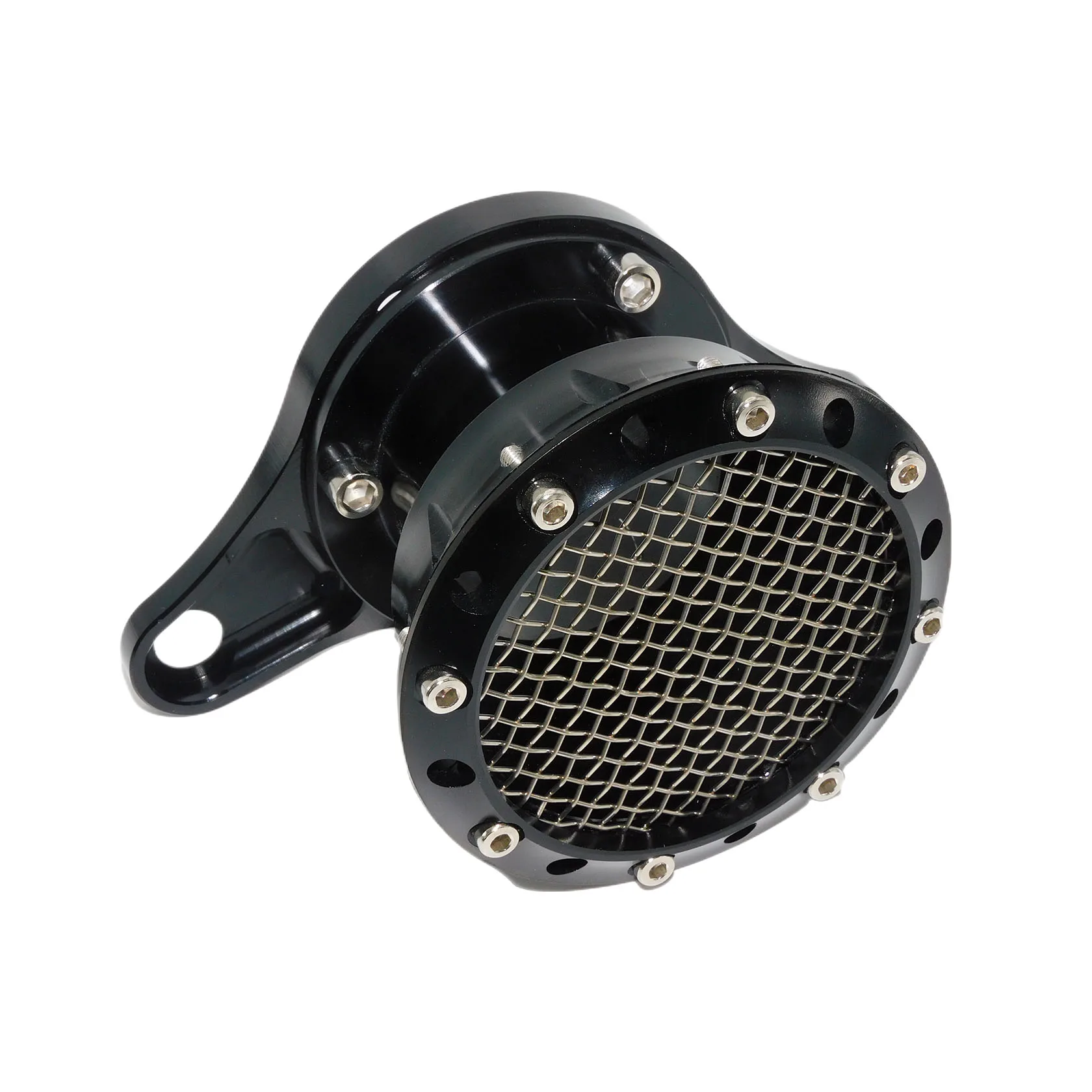 Motorcycle Black Velocity Stack Air Cleaner Intake Filter Aluminum For Harley Sportster Iron XL883 XL1200 Nightster Custom 91-21