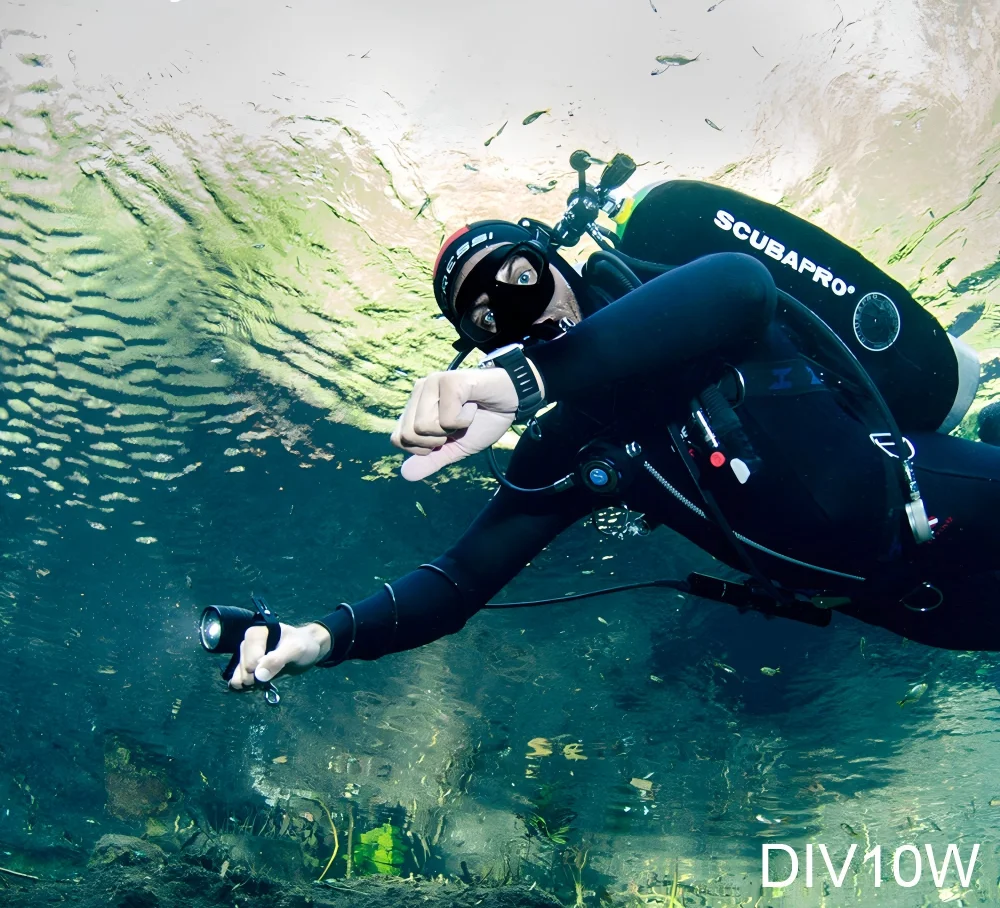 4500lm Underwater IP68 200m Rechargeable Canister Camera Video Photography Lamp Torch Light Scuba Diving Flashlight