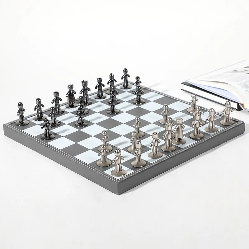

Crystal chess board ornament