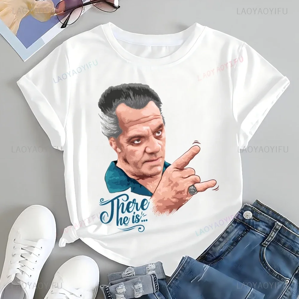 Paulie Gualtieri TV Sopranos Character Print T-shirt Top The Sopranos Trend Short Sleeved Unisex Shirt Graphic Oversized T-shirt