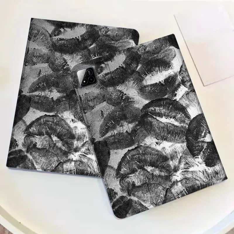 ريترو ليوبارد طباعة الشفاه ل الشرف الوسادة ماجيك GT GT2 6 X8 V7 V8 X9 8 9 13 X8a X9a Pro 10 12.1 12.5 بوصة اللوحي #3