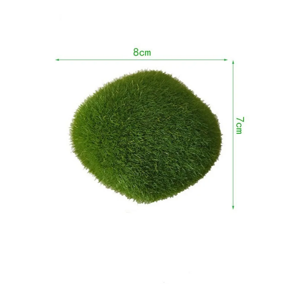 Green Simulated Moss Stone Micro Landscape Decor Garden Decorative Gravel Artificial Moss Rocks Fake Moss Stone Home Decoration