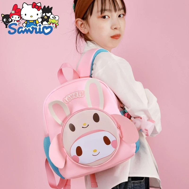  Kuromi New Girls' Schoolbag Lightweight Cartoon Kindergarten Schoolbag 3D Fashion Trend Girls Backpack Large Capacity
