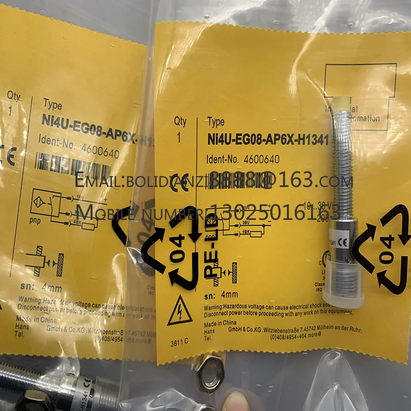 

The brand-new original sensor NI4U-EG08-AP6X-H1341/AN6X One year warranty in stock