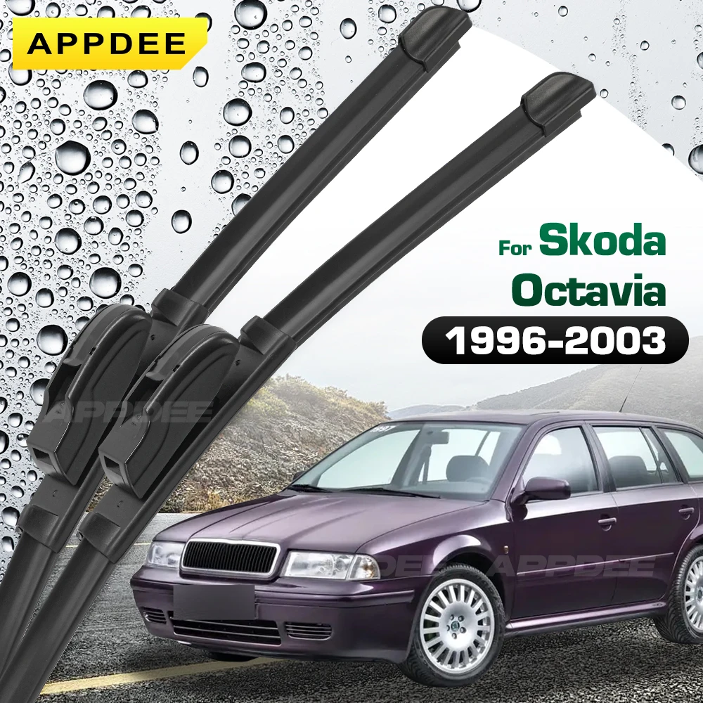 

APPDEE для Skoda Octavia 1U 1996-2003 силиконовые и резиновые щетки переднего стеклоочистителя, щетки для лобового стекла, оконные щетки