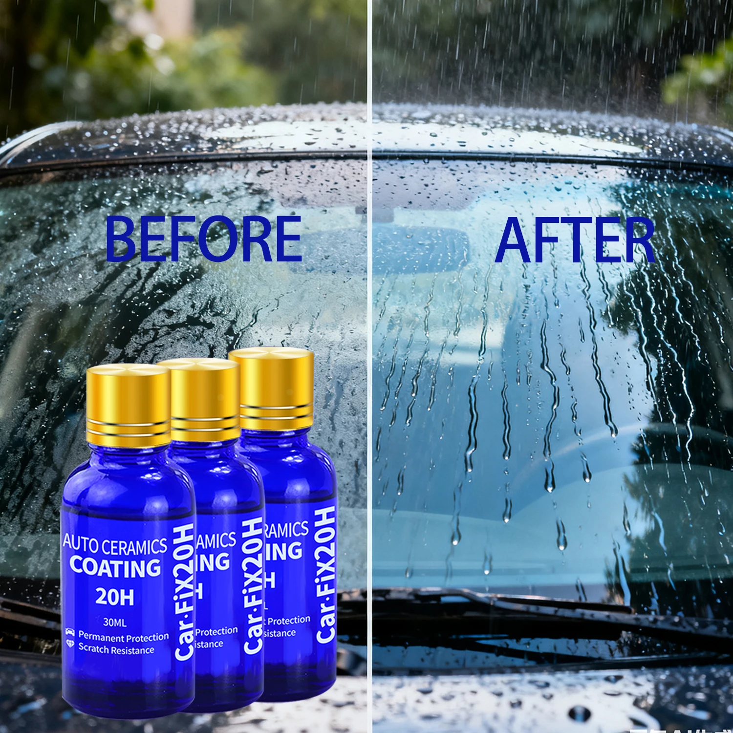 قطعتان من السيراميك 20H لتلميع - مراجعة Car Wax Ceramic Coating وسعره